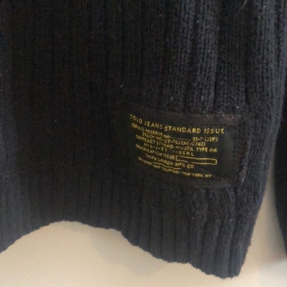 Polo Jean Company 100% Cotton Ribbed Knit Size  XXL Sweater - Picture 5 of 9